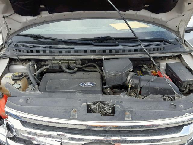 2FMDK4KC2BBB59285 - 2011 FORD EDGE LIMIT SILVER photo 7