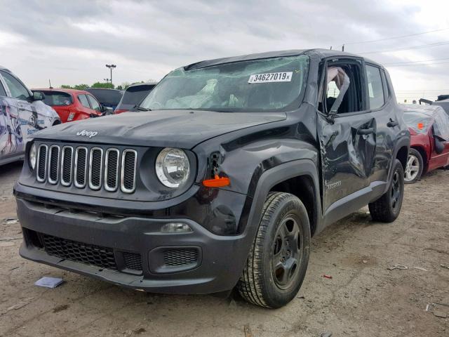 ZACCJBAT4FPB89494 - 2015 JEEP RENEGADE S 黑色 照片 2
