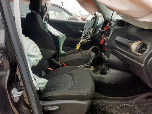 ZACCJBAT4FPB89494 - 2015 JEEP RENEGADE S 黑色 照片 5