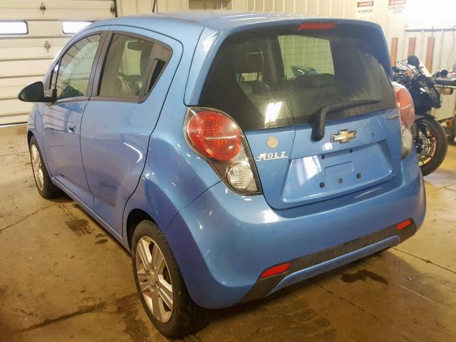 KL8CA6S94DC576518 - 2013 CHEVROLET SPARK LS BLUE photo 3