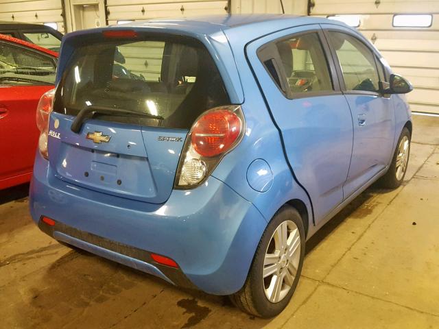 KL8CA6S94DC576518 - 2013 CHEVROLET SPARK LS BLUE photo 4