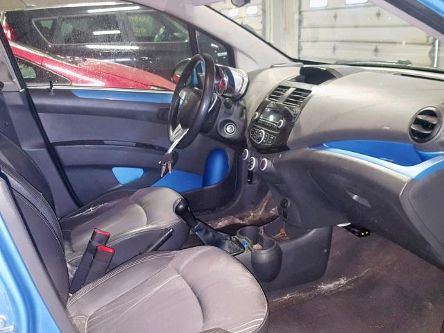 KL8CA6S94DC576518 - 2013 CHEVROLET SPARK LS BLUE photo 5