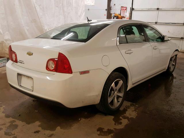 1G1ZC5E15BF212639 - 2011 CHEVROLET MALIBU 1LT WHITE photo 4