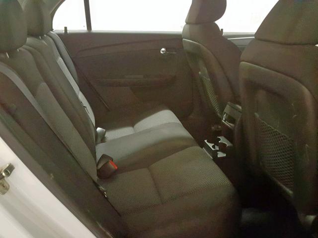 1G1ZC5E15BF212639 - 2011 CHEVROLET MALIBU 1LT WHITE photo 6