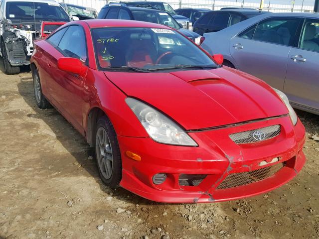 JTDDR32T220129943 - 2002 TOYOTA CELICA GT RED photo 1