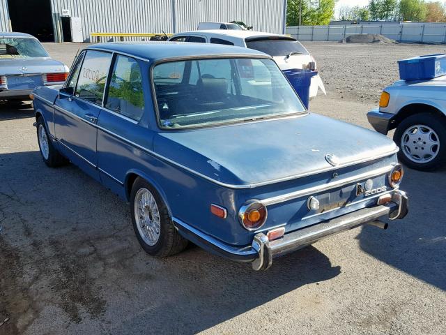 2578970 - 1972 BMW 2002 BLUE photo 3