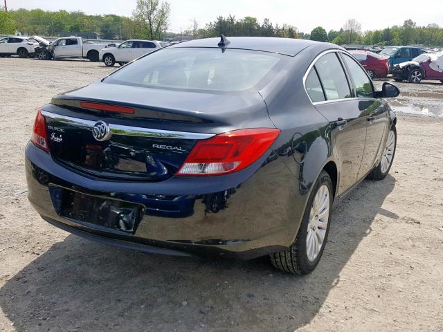 2G4GR5EK1C9123047 - 2012 BUICK REGAL BLACK photo 4