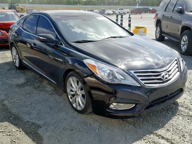 KMHFH4JG6CA141056 - 2012 HYUNDAI AZERA GLS BLACK photo 1