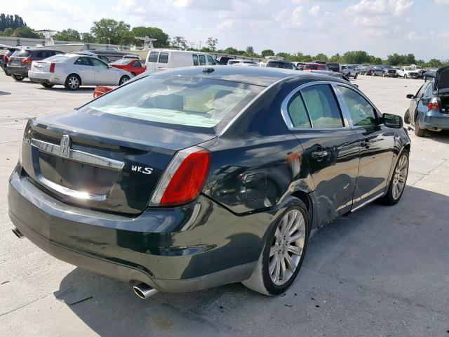 1LNHL9DR9AG602858 - 2010 LINCOLN MKS GREEN photo 4