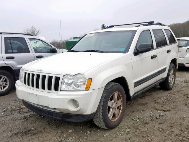 1J4GR48K45C520297 - 2005 JEEP GRAND CHER WHITE photo 2