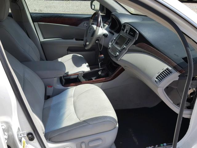 4T1BK3DB7BU395236 - 2011 TOYOTA AVALON BAS Қызыл фото 5