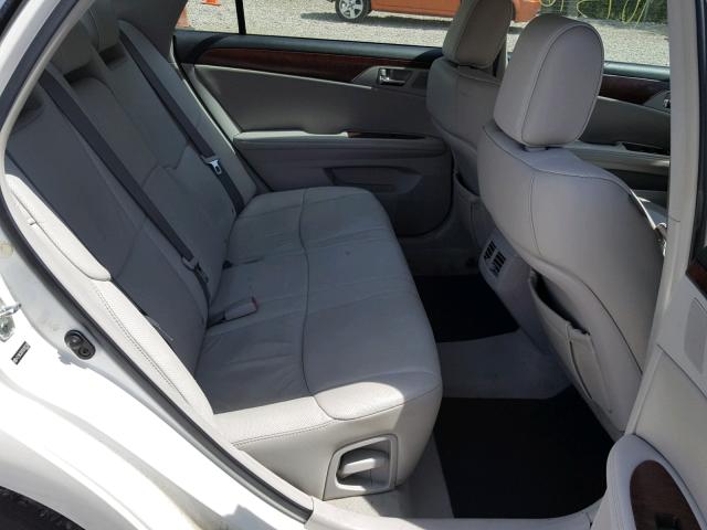 4T1BK3DB7BU395236 - 2011 TOYOTA AVALON BAS Қызыл фото 6