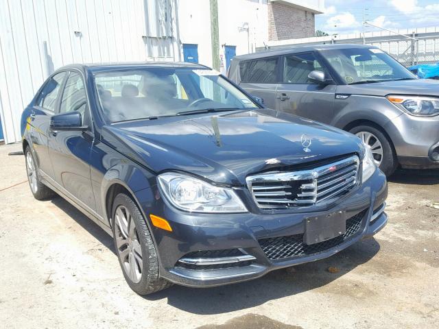 WDDGF4HB0EG250059 - 2014 MERCEDES-BENZ C 250 GRAY photo 1