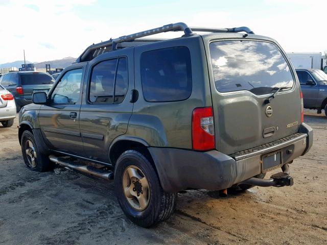 5N1ED28T73C678165 - 2003 NISSAN XTERRA XE GREEN photo 3