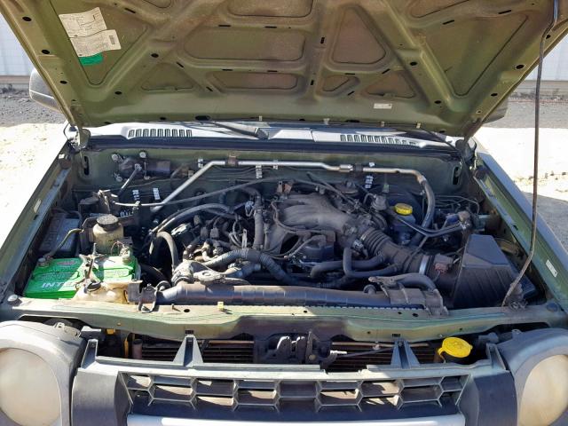 5N1ED28T73C678165 - 2003 NISSAN XTERRA XE GREEN photo 7