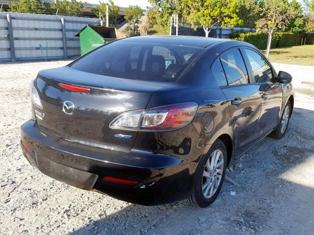 JM1BL1W8XC1688364 - 2012 MAZDA 3 I BLACK photo 4