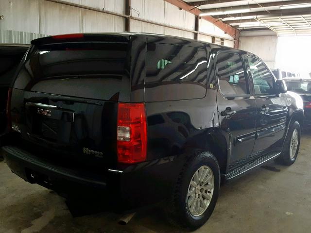 1GKFC13528R244226 - 2008 GMC YUKON HYBR BLACK photo 4