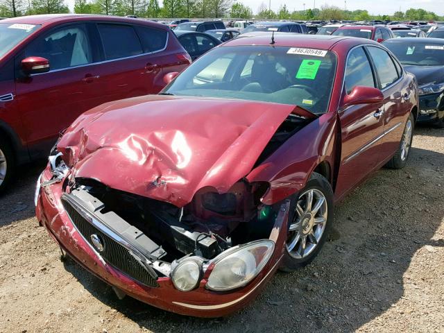 2G4WE567851180493 - 2005 BUICK LACROSSE C RED photo 9