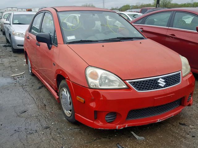 JS2RA62S265302316 - 2006 SUZUKI AERIO RED photo 1