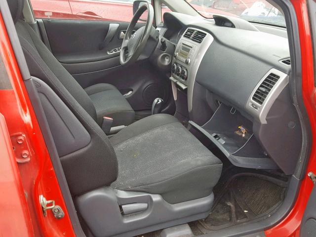 JS2RA62S265302316 - 2006 SUZUKI AERIO RED photo 5