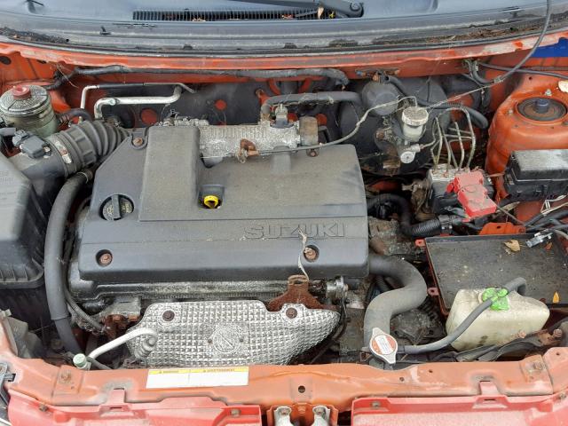 JS2RA62S265302316 - 2006 SUZUKI AERIO RED photo 7