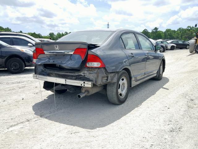 19XFA16689E015486 - 2009 HONDA CIVIC LX-S ნაცრისფერი ფოტო 4