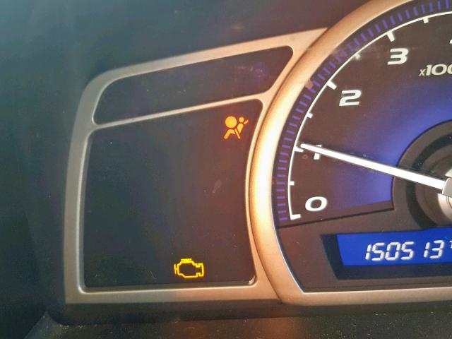 19XFA16689E015486 - 2009 HONDA CIVIC LX-S ნაცრისფერი ფოტო 8