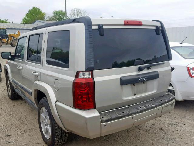 1J8HH48K08C187798 - 2008 JEEP COMMANDER TAN photo 3