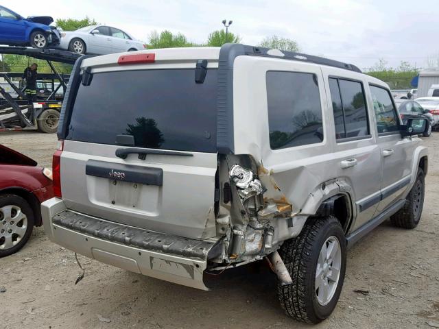 1J8HH48K08C187798 - 2008 JEEP COMMANDER TAN photo 4