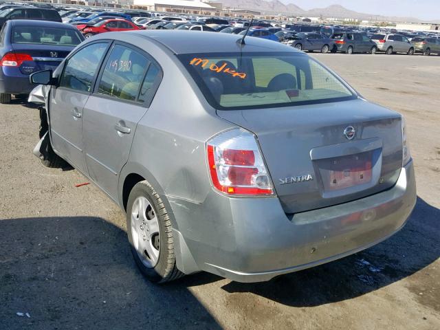 3N1AB61E58L751348 - 2008 NISSAN SENTRA 2.0 GRAY photo 3