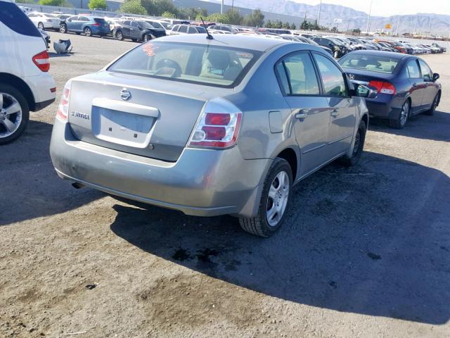 3N1AB61E58L751348 - 2008 NISSAN SENTRA 2.0 GRAY photo 4