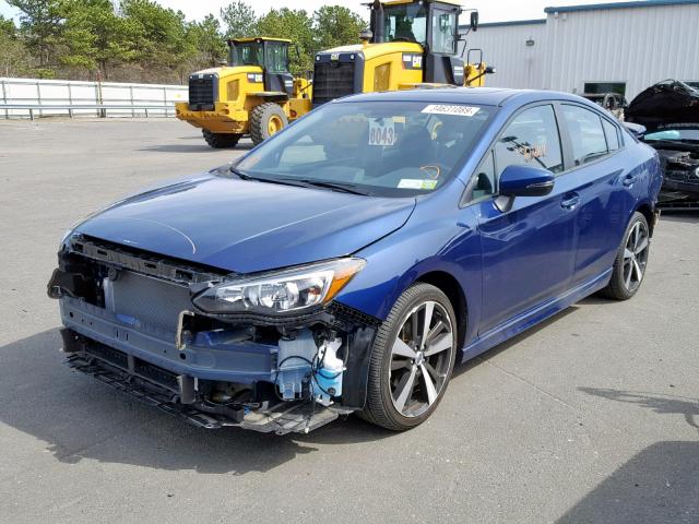 4S3GKAM60J3613488 - 2018 SUBARU IMPREZA SP BLUE photo 2