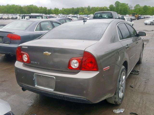 1G1ZC5EB3A4148216 - 2010 CHEVROLET MALIBU 1LT BROWN photo 4