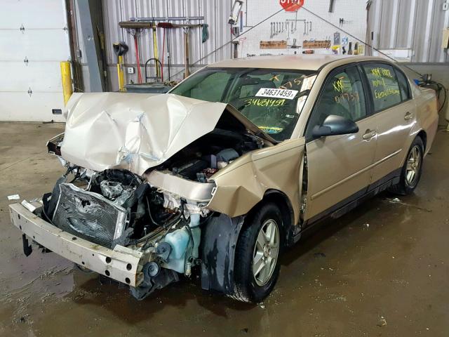 1G1ZT52884F109753 - 2004 CHEVROLET MALIBU LS TAN photo 2