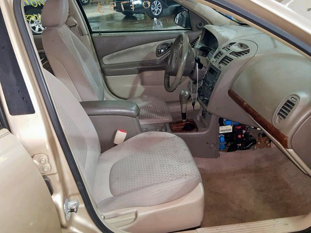 1G1ZT52884F109753 - 2004 CHEVROLET MALIBU LS TAN photo 5