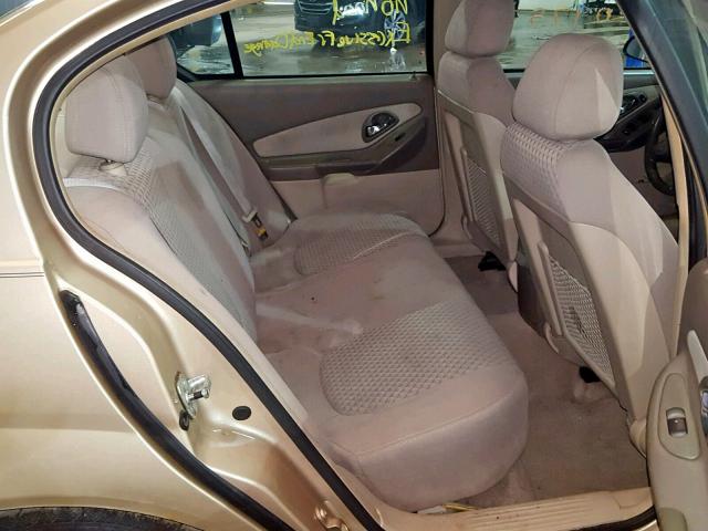 1G1ZT52884F109753 - 2004 CHEVROLET MALIBU LS TAN photo 6
