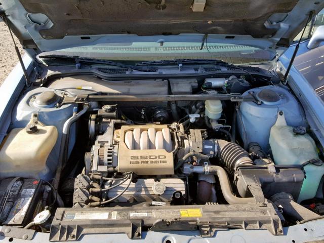 1G3CX53L4N4325519 - 1992 OLDSMOBILE 98 REGENCY BLUE photo 7