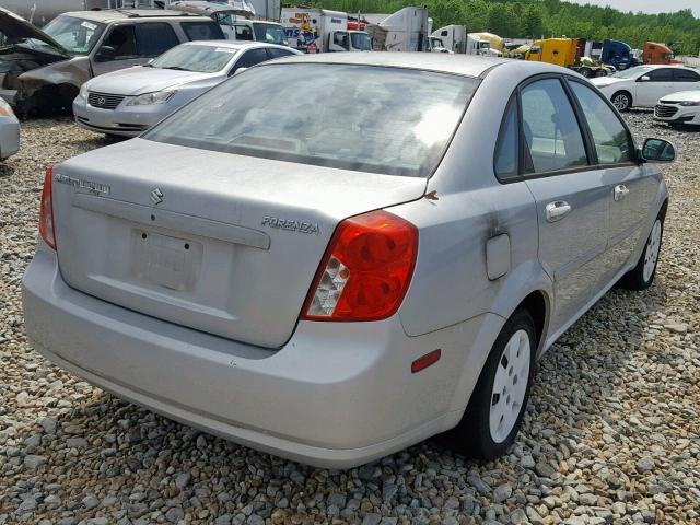 KL5JD56Z86K362091 - 2006 SUZUKI FORENZA SILVER photo 4