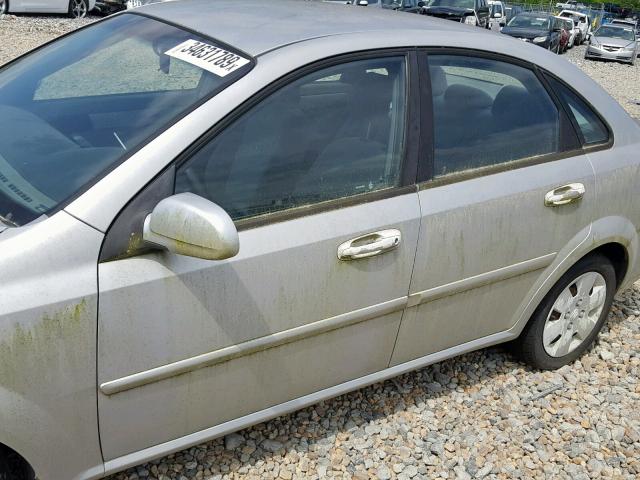 KL5JD56Z86K362091 - 2006 SUZUKI FORENZA SILVER photo 9