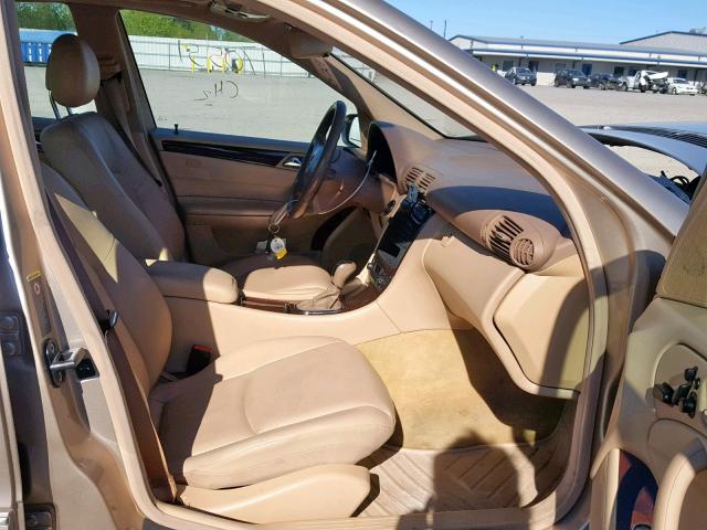 WDBRF84JX3F379600 - 2003 MERCEDES-BENZ C 320 4MAT TAN photo 5