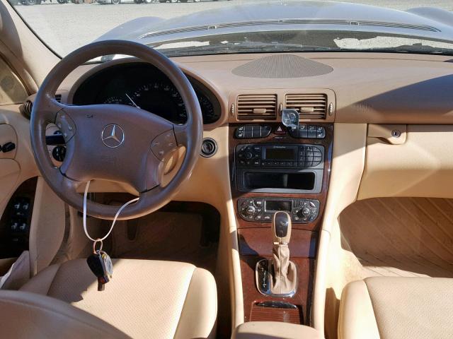 WDBRF84JX3F379600 - 2003 MERCEDES-BENZ C 320 4MAT TAN photo 9