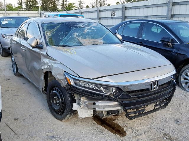 1HGCV1F1XJA083650 - 2018 HONDA ACCORD LX GOLD photo 1