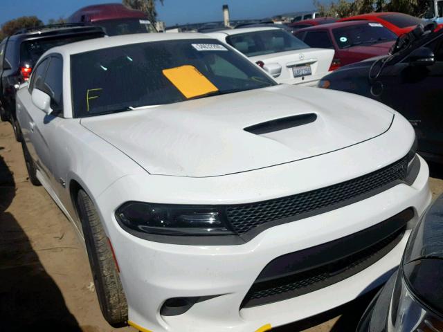 2C3CDXEJ2JH290772 - 2018 DODGE CHARGER SR WHITE photo 1