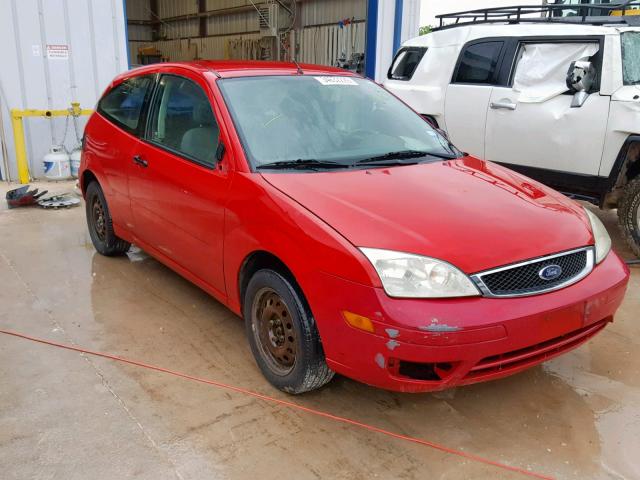 1FAFP31N96W157314 - 2006 FORD FOCUS ZX3 RED photo 1