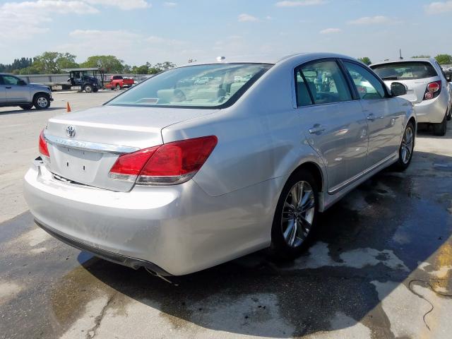 4T1BK3DB4BU435224 - 2011 TOYOTA AVALON BASE  photo 4