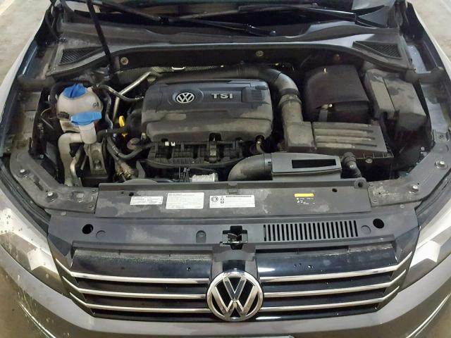 1VWAT7A35FC111421 - 2015 VOLKSWAGEN PASSAT S GRAY photo 7