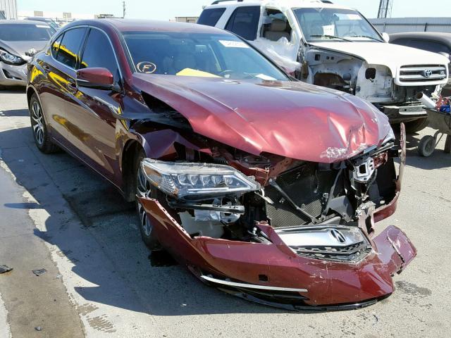 19UUB1F30FA028632 - 2015 ACURA TLX BURGUNDY photo 1