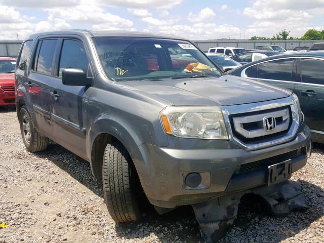 5FNYF38279B008247 - 2009 HONDA PILOT LX GRAY photo 1