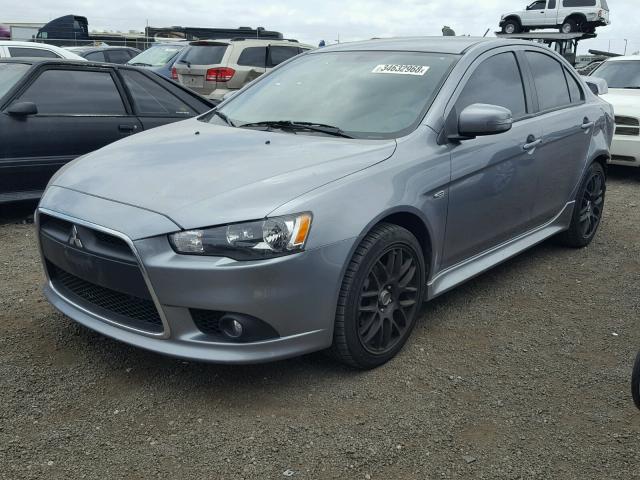 JA32U8FW3FU022369 - 2015 MITSUBISHI LANCER GT SILVER photo 2