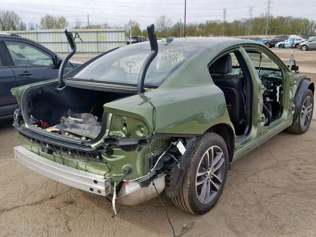 2C3CDXJG7JH285464 - 2018 DODGE CHARGER GT GREEN photo 4